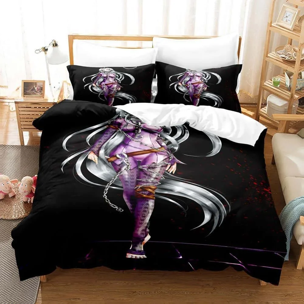 

Fashion Deadman Wonderland Bedding Set Single Twin Full Queen King Size Bed Set Adult Kid Bedroom Duvetcover Sets 3D Print Anime