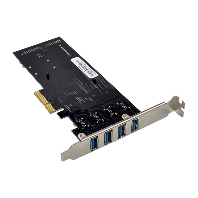 

PCI-E X4 ST676 NEC720202 USB3.0 Card Four Channel/8-Port USB3.0 SATA Powers Industrial Vision High-Speed Conversion Card jasmine