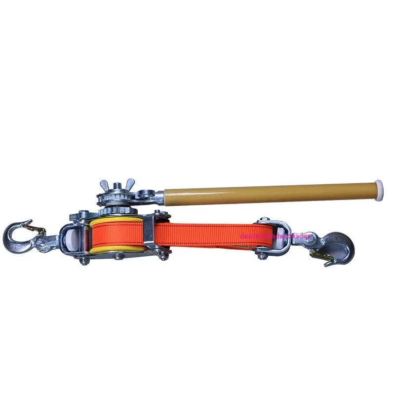 

Japanese style manual tensioner for power construction, insulated tightener for cable fixing, insulated cable puller