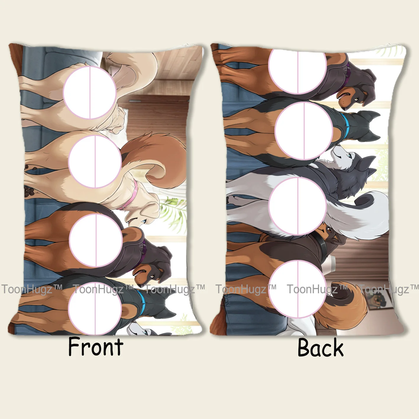 

R10 + модная аниме-фигурка меховой собаки, декоративная подушка-уютная мягкая подушка для взрослых 40x60 см