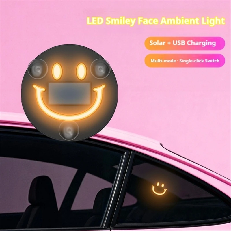 

Multicolor Flashing Mode Car Triangular Window Light Face LED Adhesive Backing For Vehicle Decoration D7YA