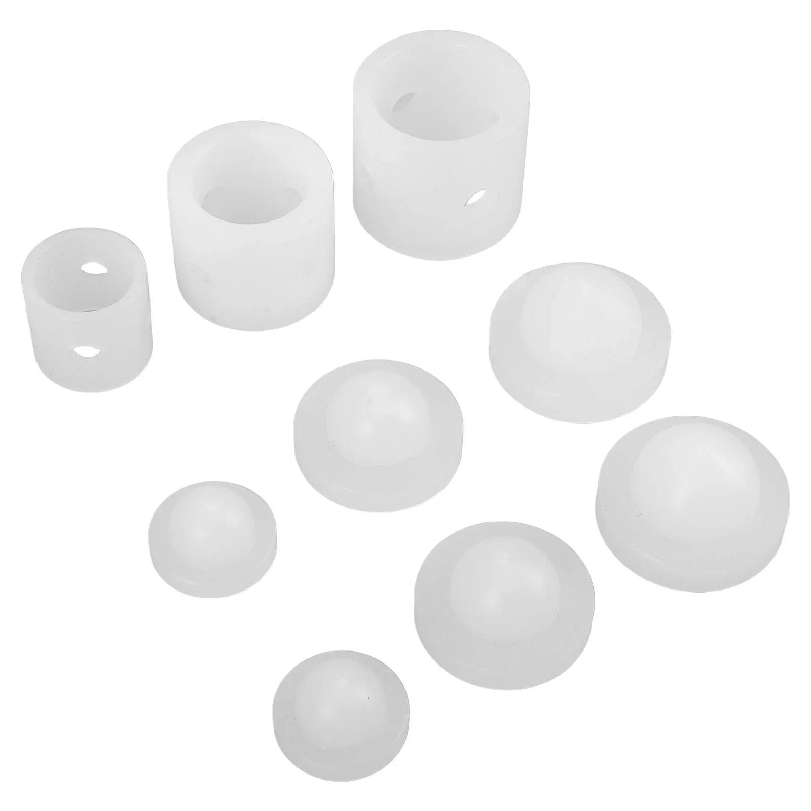 

3pcs Bell Mold Kit Nylon Precision Forming Tool For Diy Handmade Crafts Reusable Bell Shaping Mold For Tanned