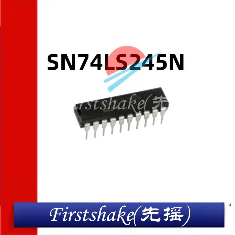 10Pcs Original Authentic In-line SN74LS245N Eightphase Tristate Bus Transceiver Logic Chip DIP-20