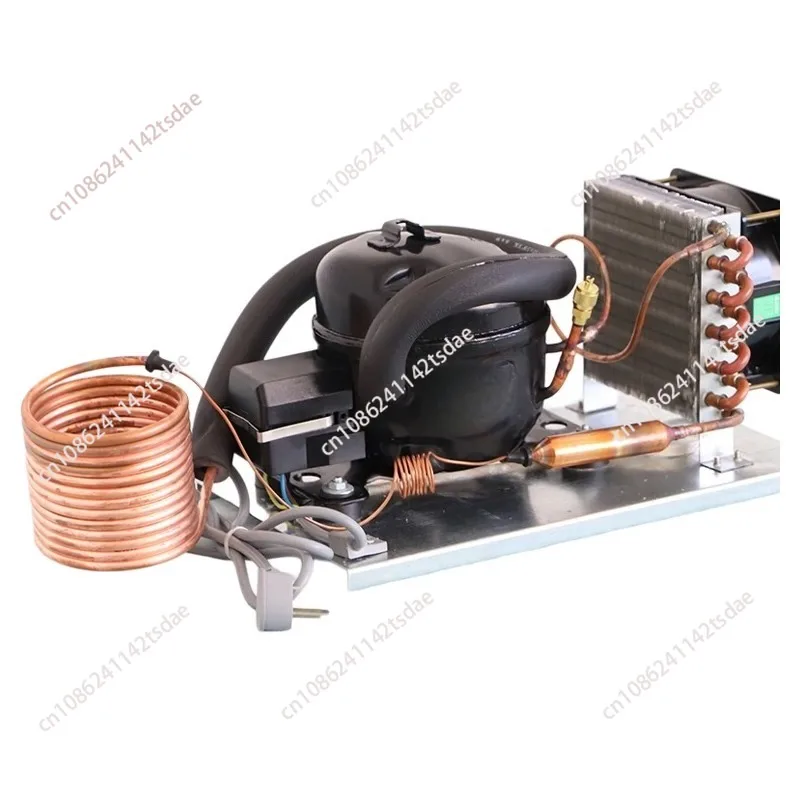 QD30W 220V Small Chiller - Micro Refrigeration Compressor Unit for DIY Custom Circulating Water Cooling