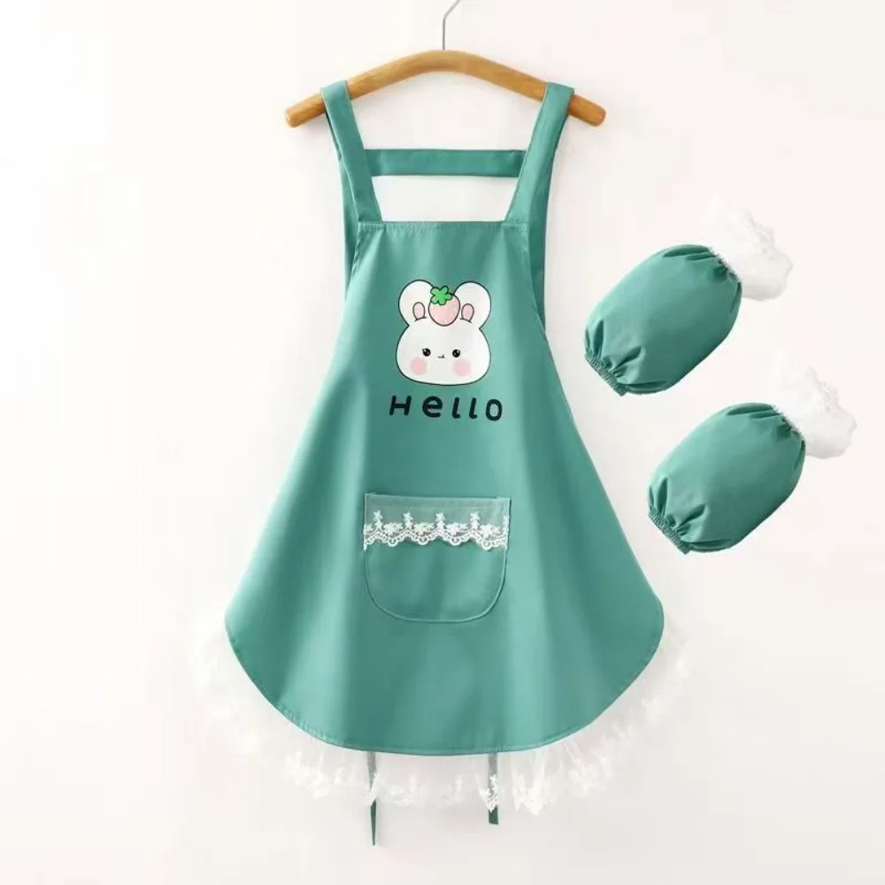 8-14 Years Old Kid's Waterproof Painting Clothes Baking Dishes Kindergarten Apron Sleeveless Strap