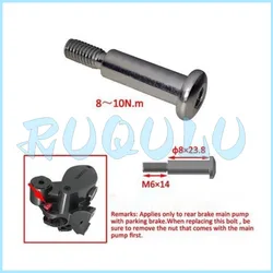 Brake Handle Bolt M6×14－φ8×23.8 (environmental Color) 1251100-330000 For Zontes