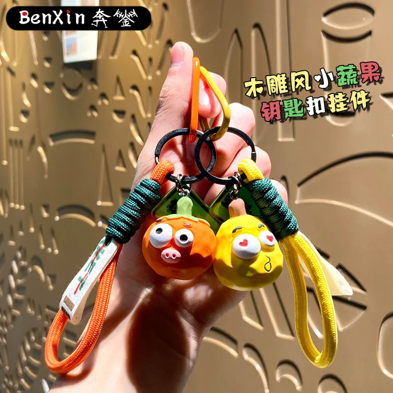 

Minso creative figurine keychain bag pendant, cute and personalized car key chain, exquisite small gift pendant