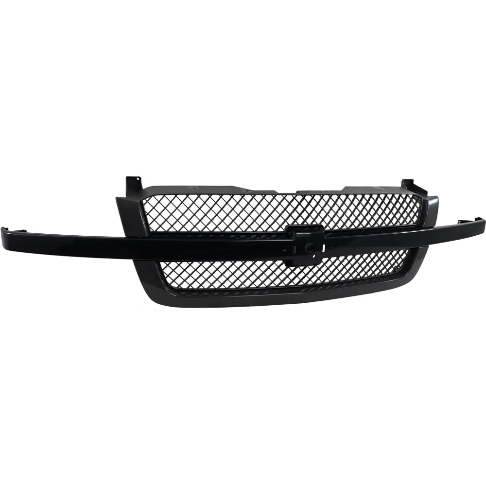 Front Grille Assembly For Chevrolet Silverado 1500 2003-2006, Silverado 1500 Classic 2007, SS Model, without Dale Ear