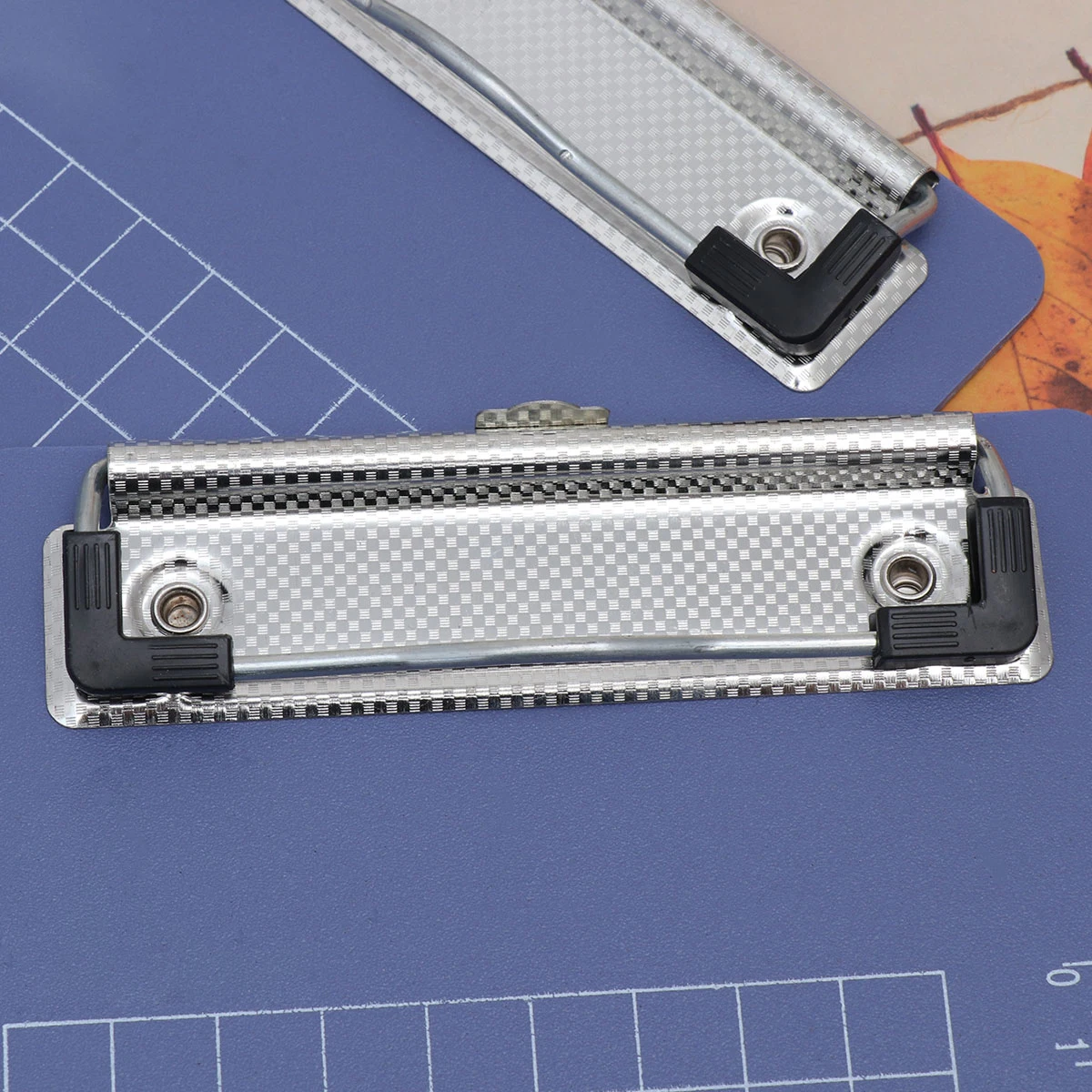 

3Pcs Profile Clipboard Lightweight Easy Open Close for Teachers Students Office Medical A4 Blue Clip Board Plastic Clipboard