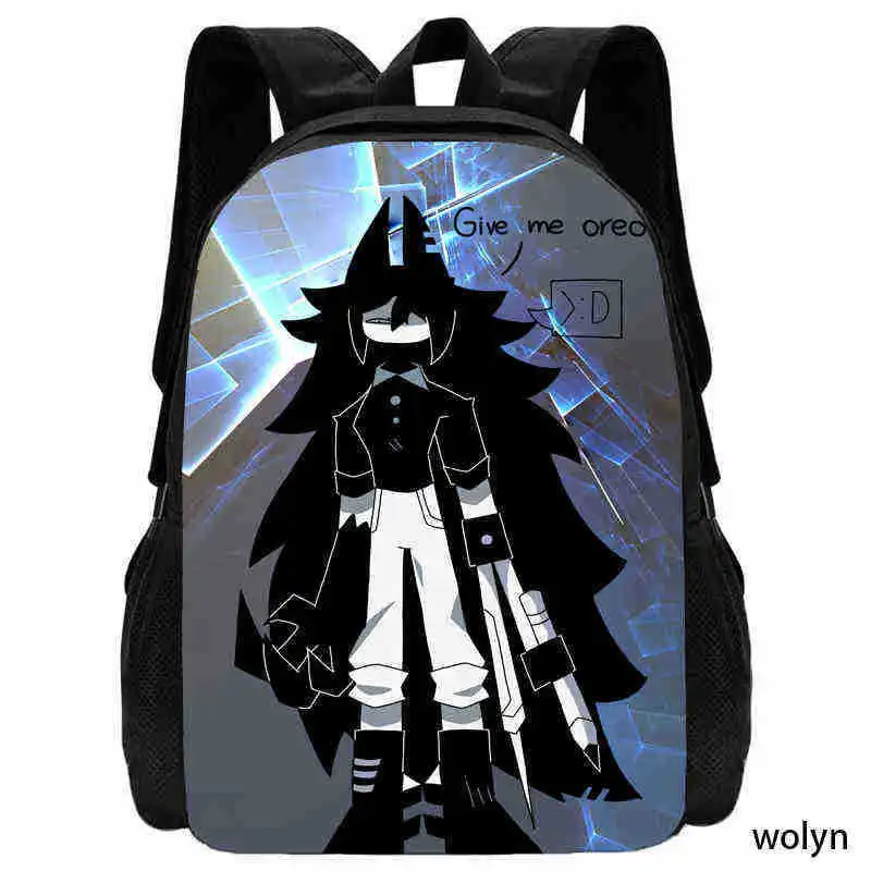 Miss Circle Compass Backpack School Bag Double layer Backpack Superhero Bag Book Computer Bag Mochila