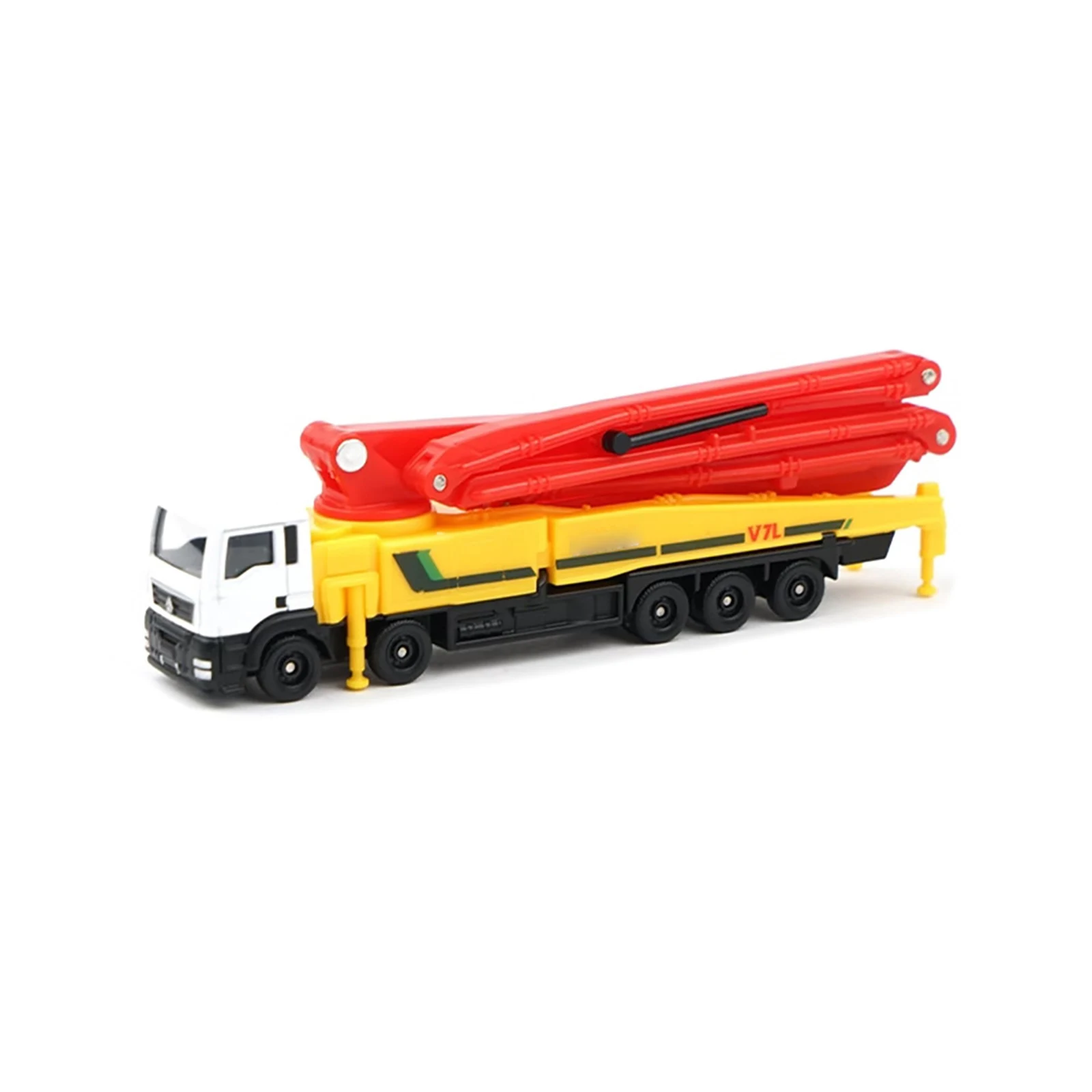 1/100 سبيكة شاحنة مضخة الخرسانة محاكاة دييكاست نموذج لودر أطفال بالريموت كنترول نموذج سيارة الأولاد اللعب الهدايا جمع ديكور المنزل