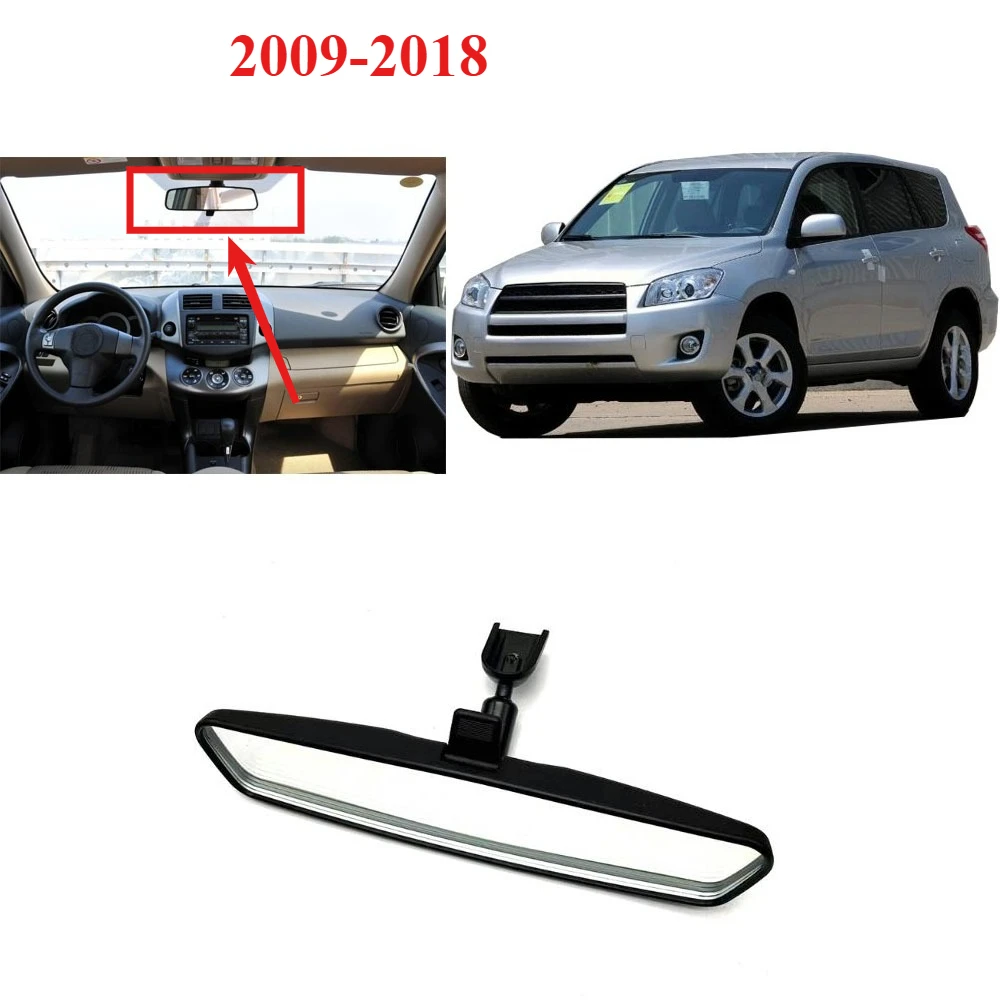 

1 Piece Interior Rear View Mirror for Toyota RAV4 2009-2011 Indoor Side Mirror for RAV-4 2012-2018 Reverse Glass