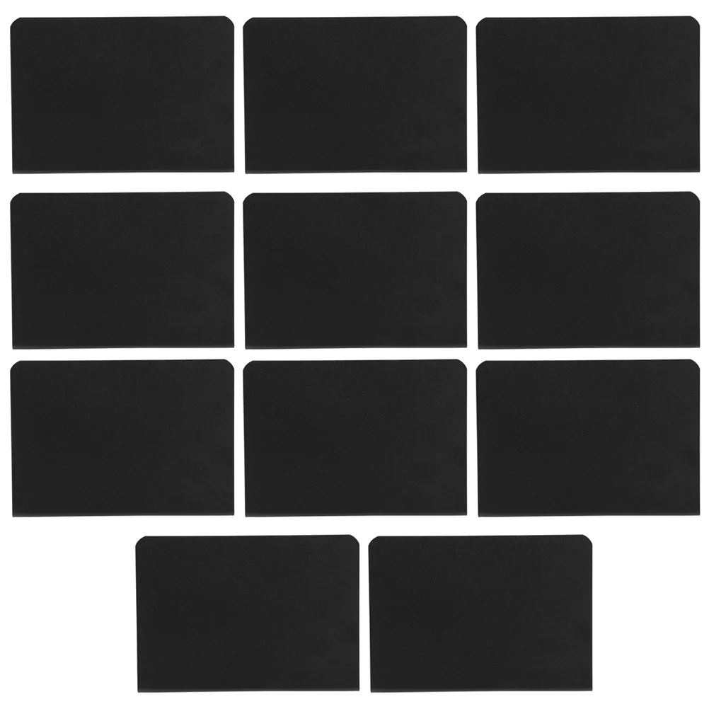 12Pcs Mini Chalkboard Message Signs Display Blackboards for Wedding Restaurant Menu Labeling Writing Surface Reusable PVC