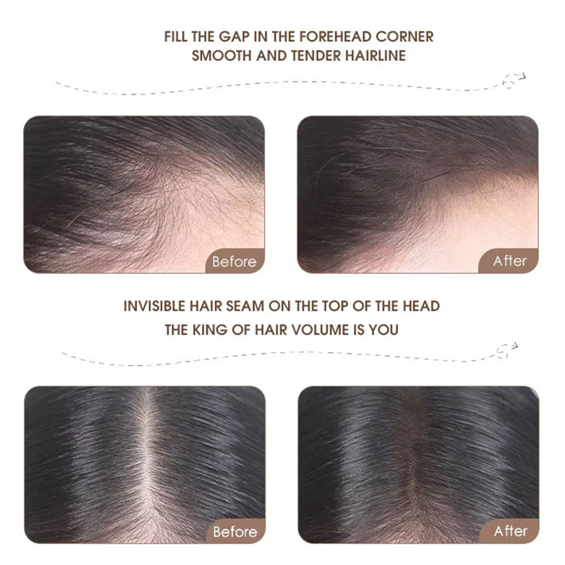 Barra mágica para el cabello: resistente al agua, a prueba de sudor y relleno para una línea de cabello de aspecto natural