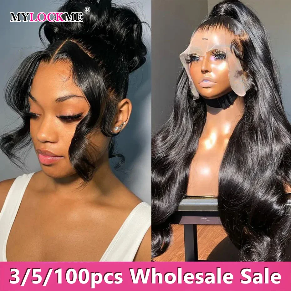 360 Full Lace Wig Wholesale Body Wave 13x4 Transparent Lace Front Wigs Human Hair For Women Brazilian Remy 4x4 Lace Closure Wig