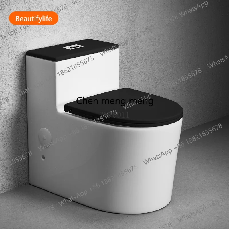 

A50 Household flush wall floor row straight flush rear outlet toilet rear row splash-proof, deodorant and anti-clogging toilet