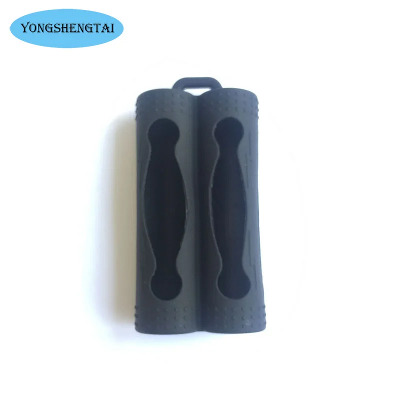 Double Battery Silicone Sleeve Cover Case For 18650  Protective Bag Pouch  Storage Box  Shockproof