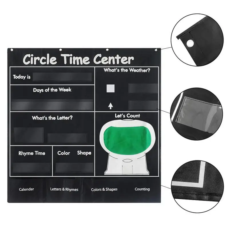 Circle Time Circle Learning Time Center Pocket Chart Calendar Number Pocket Chart Wording Rhyme Pictures Pocket Chart Teaching