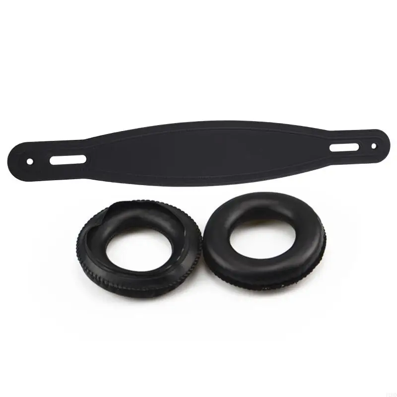 J1HD 弾性レザー素材のヘッドバンド ビーム Superlux HD-681B ヘッドフォン用