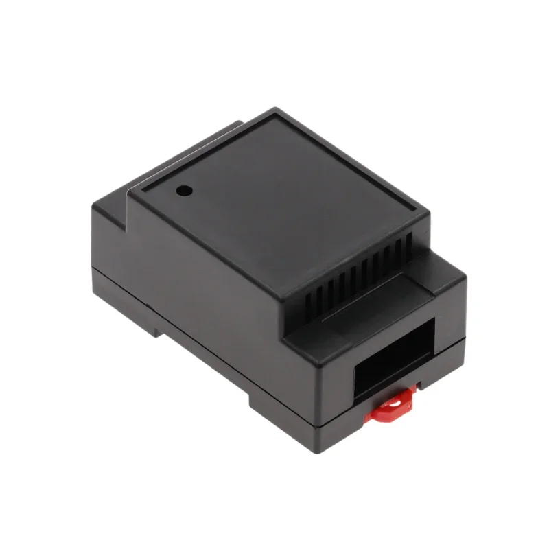Brand new 88x55x44mm DIN Rail PLC Fire detection instrument Power switch box, instrument housing, guide rail electrical Shell view 2