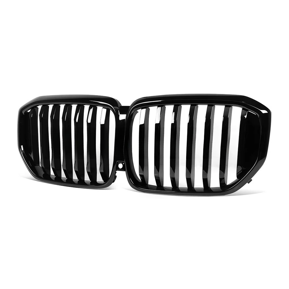 

Single Slat ABS Gloss Black Front Grill Car Accessories For X5 G05 LCI 24-IN