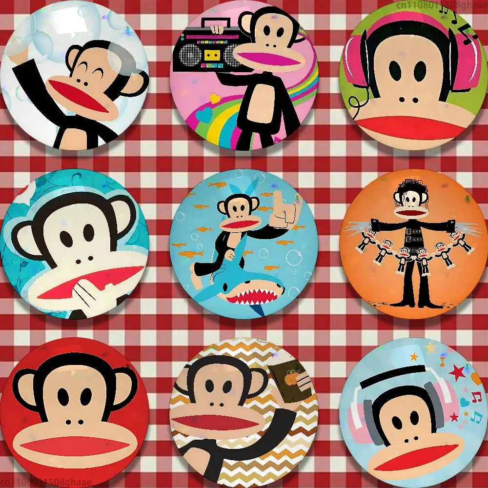 

Funny P_Paul F_Frank Tinplate Enamel Pins Creativity Printed Pictures Text Metal Lapel Badges Brooches