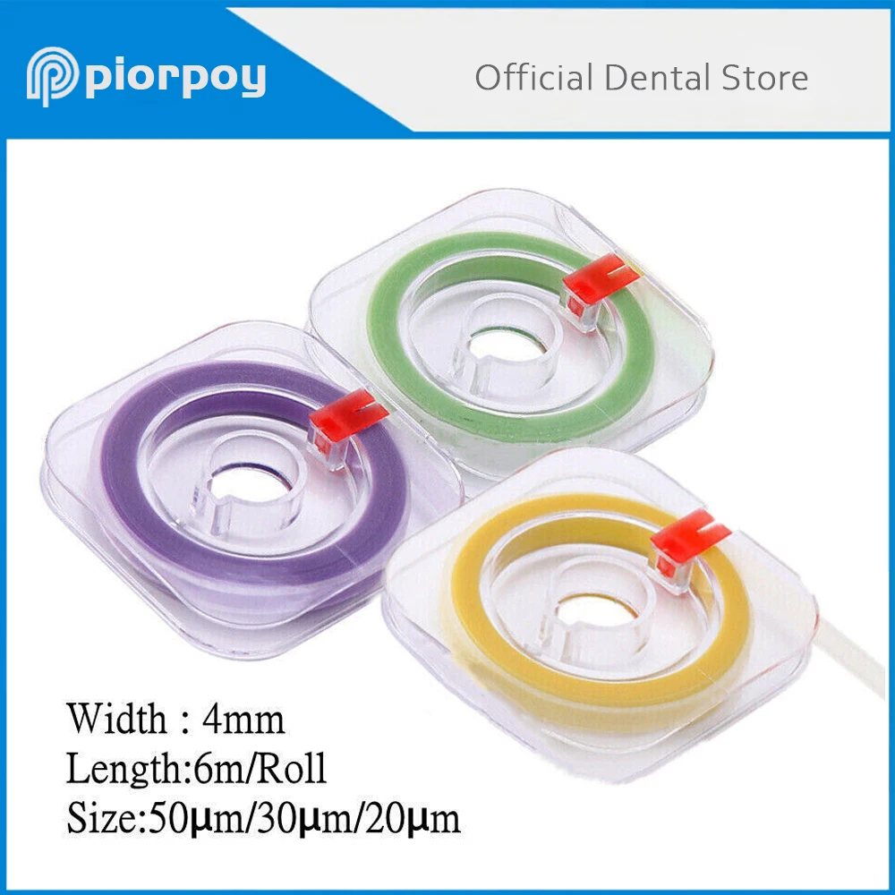 PIORPOY Dental Polishing Strips Roll Resin Polyester 4Mm Teeth Sanding Grinding Finishing Whitening Odontologia Materials