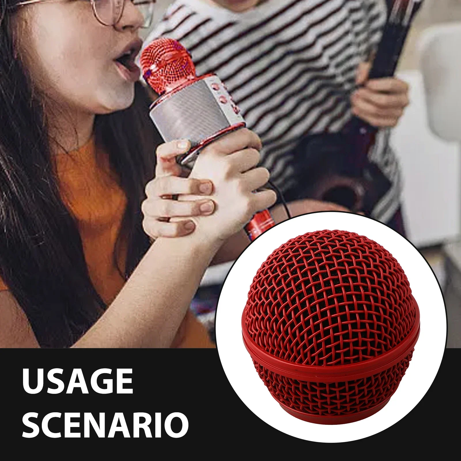 Сетчатая головка микрофона для микрофона 58, подходит для Shure Beta Grill, сетчатая головка, стальные сменные микрофоны, детали «сделай сам»