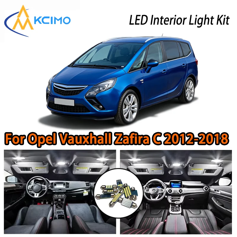 

Easy Install LED Interior Lights For Opel Vauxhall Zafira C2012-2018, Two Color Car Mood Lighting