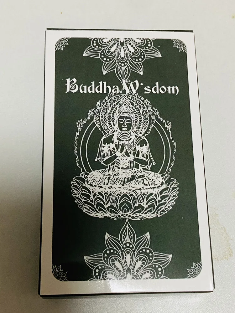 

Buddha wisdom oracle cards 54pcs English Spiritual Deck for Women Girls Divine Guidance & Inspiration