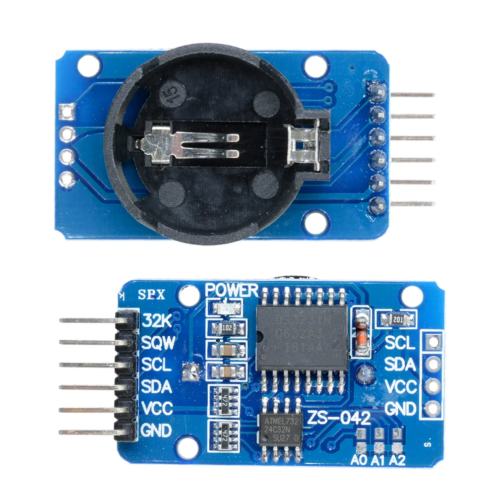 DS3231 AT24C32 IIC Precision RTC Real Time Clock Memory Module Programmable Square Wave Output 3.3-5.5V Without Battery