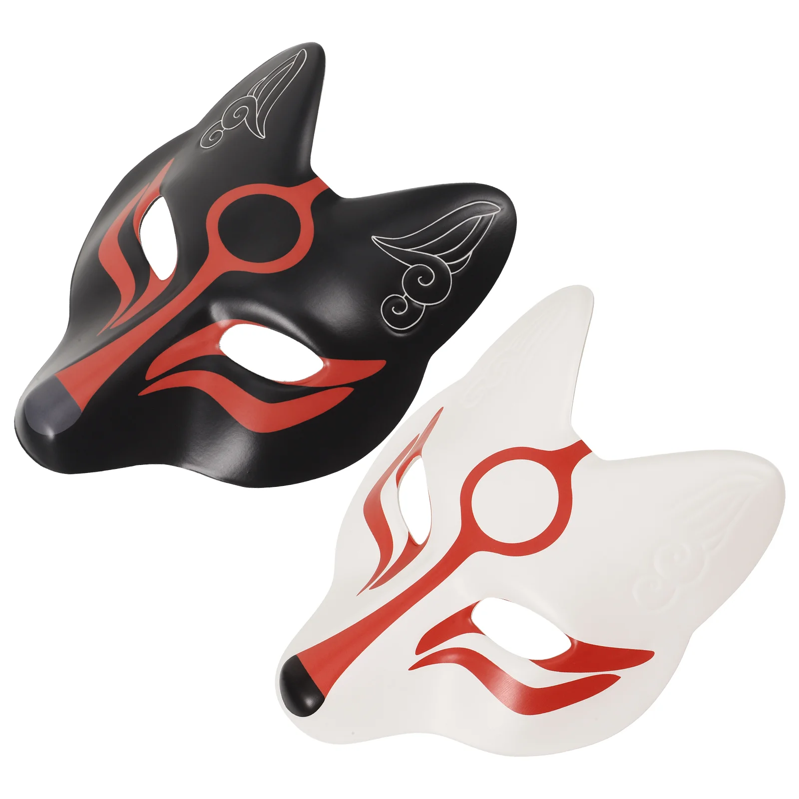 

Party Decorative Masks Stage Performance Props Masks (Black White)