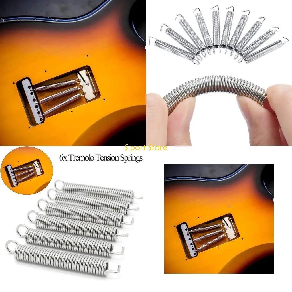 

U2JB Guitar Bridge Springs Noiseless Tremolo Springs Replacement Guitar Accessories