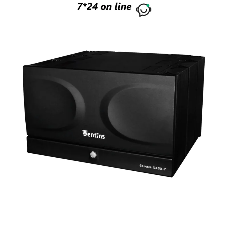 W-032 WENTNIS GENESIS X450-7 7 ช่อง 450W เครื่องขยายเสียงต่อช่อง Cinema แรงดันไฟฟ้า 220V/50Hz