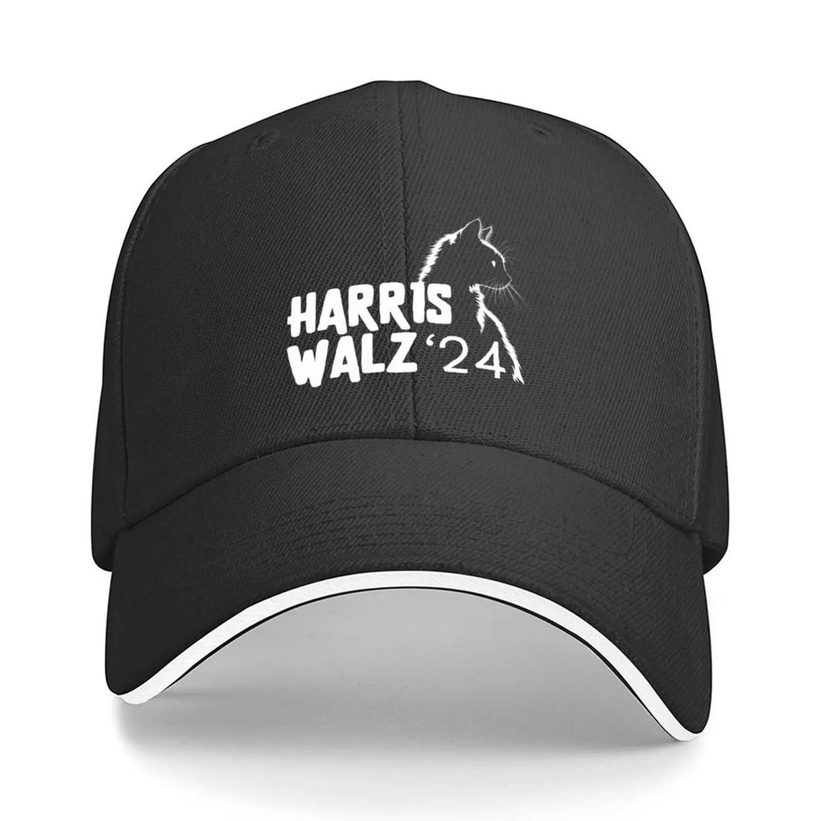 

Kamala Harris Walz 2024 Harris Walz VP President Cat Ladies Baseball Cap beach hat luxury caps fishing hat Woman Men's