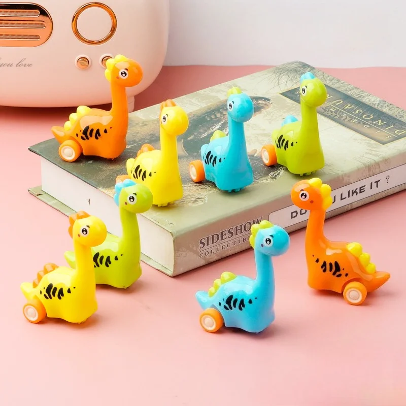 لعبة سيارة التراجع على شكل ديناصور الغابة للأطفال، هدية ألغاز بالقصور الذاتي للأولاد والبنات مناسبة لحفلات أعياد الميلاد #2