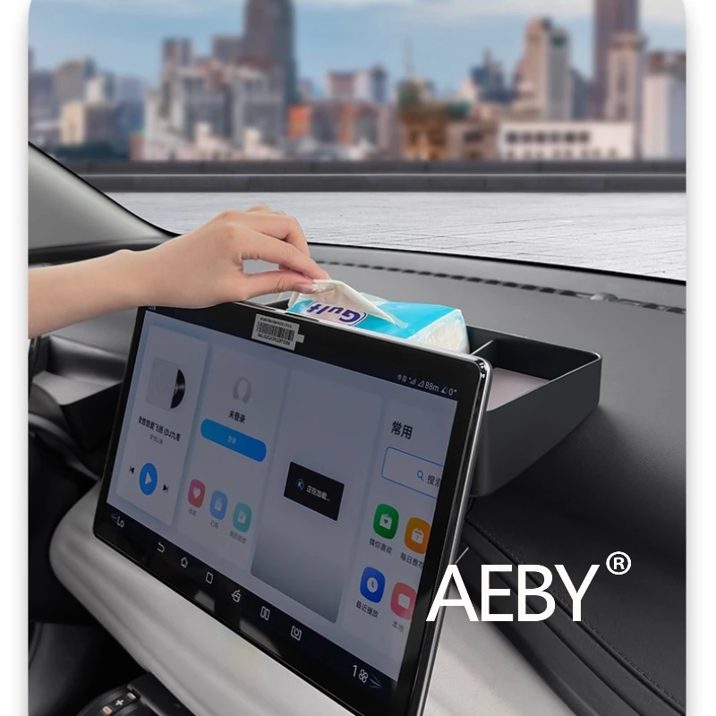 

AEBY For BYD Atto 3 Smart Driving Edition 2022-2025 Anti-Slip Tray for Phone Sunglasses Keys,Phone Holder Sunglasses Case