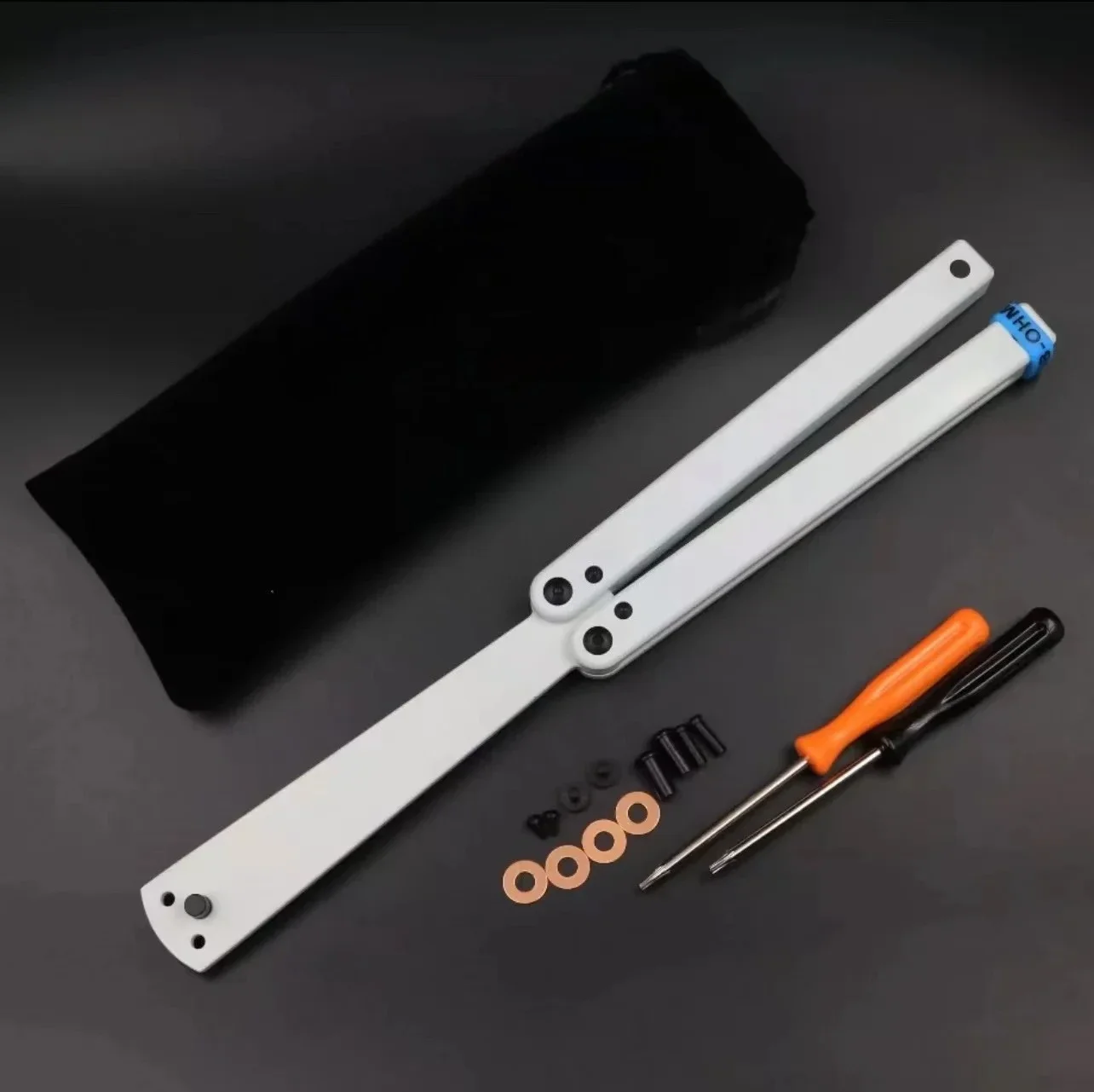 Practice Butterfly  Plastic Unshaved Folding Pocket  Balisong Trainer