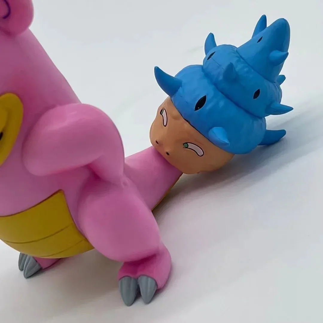 Pokemon Anime Slowpoke Figure Model Wretched Expression Kong Idiot Action Figure Collection Statue Doll Toys Gifts For Children