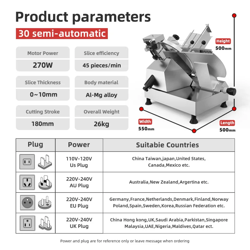 Hocheffizienter vollautomatischer Fleischschneider |   Kommerzielle Fleischverarbeitungsgeräte mit einstellbarer Dicke für gefrorene Fleischrollen