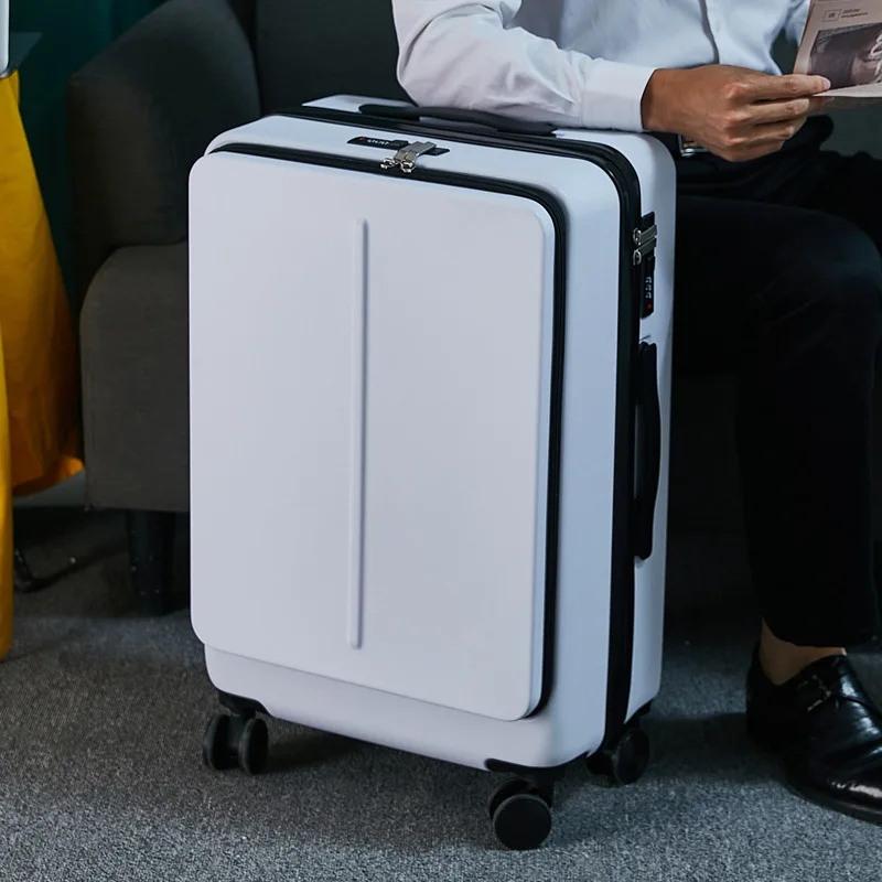 NIEUWE 20 "24" inch Rolling Bagage met Laptoptas Zakenreiskoffer Case Mannen Universele Wiel Trolley PC Box Trolley Bagage