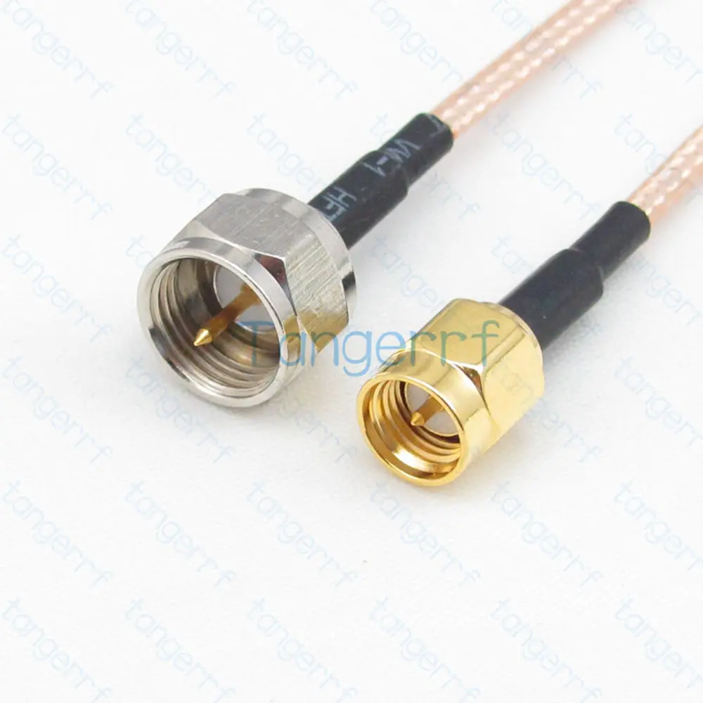 SMA Male to F Male plug RG316 Cable RG-316 Pigtail Coax Coaxial 50ohm Kable Straight Connector Coaxial LOW LOSS Cable Koaxial