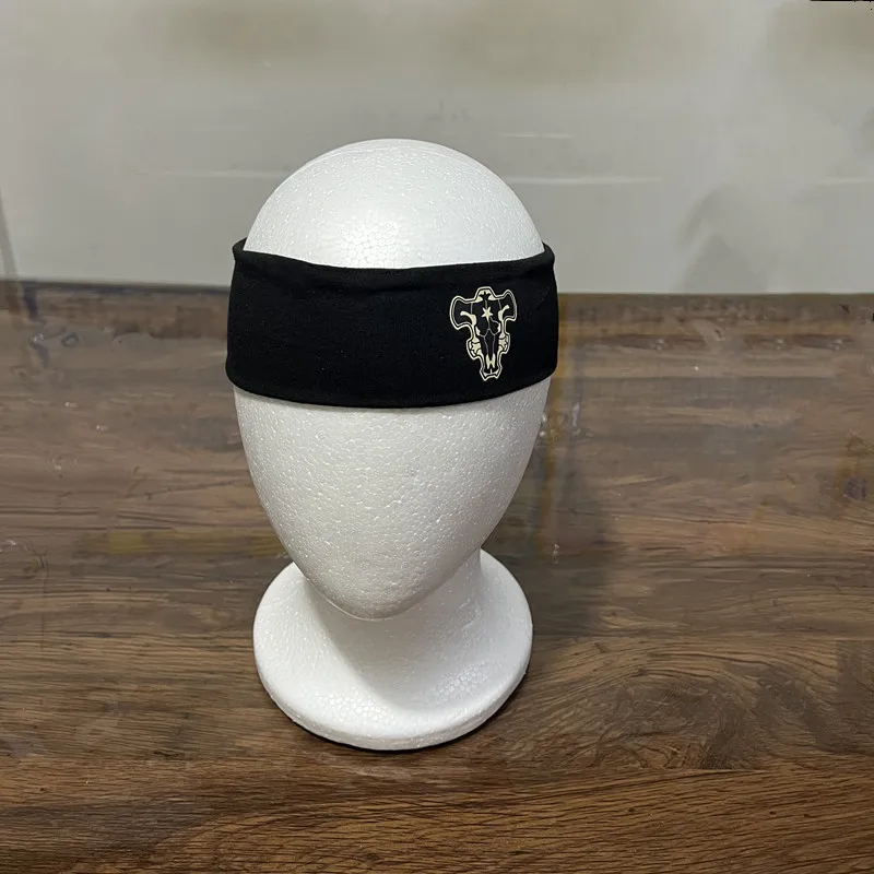 Neues Anime-Stirnband Black Clover Kaiser-Logo Asta Magischer Ritter Cosplay Kopfbedeckung Band Kostüm-Emblem Requisiten Halloween – Detail 4