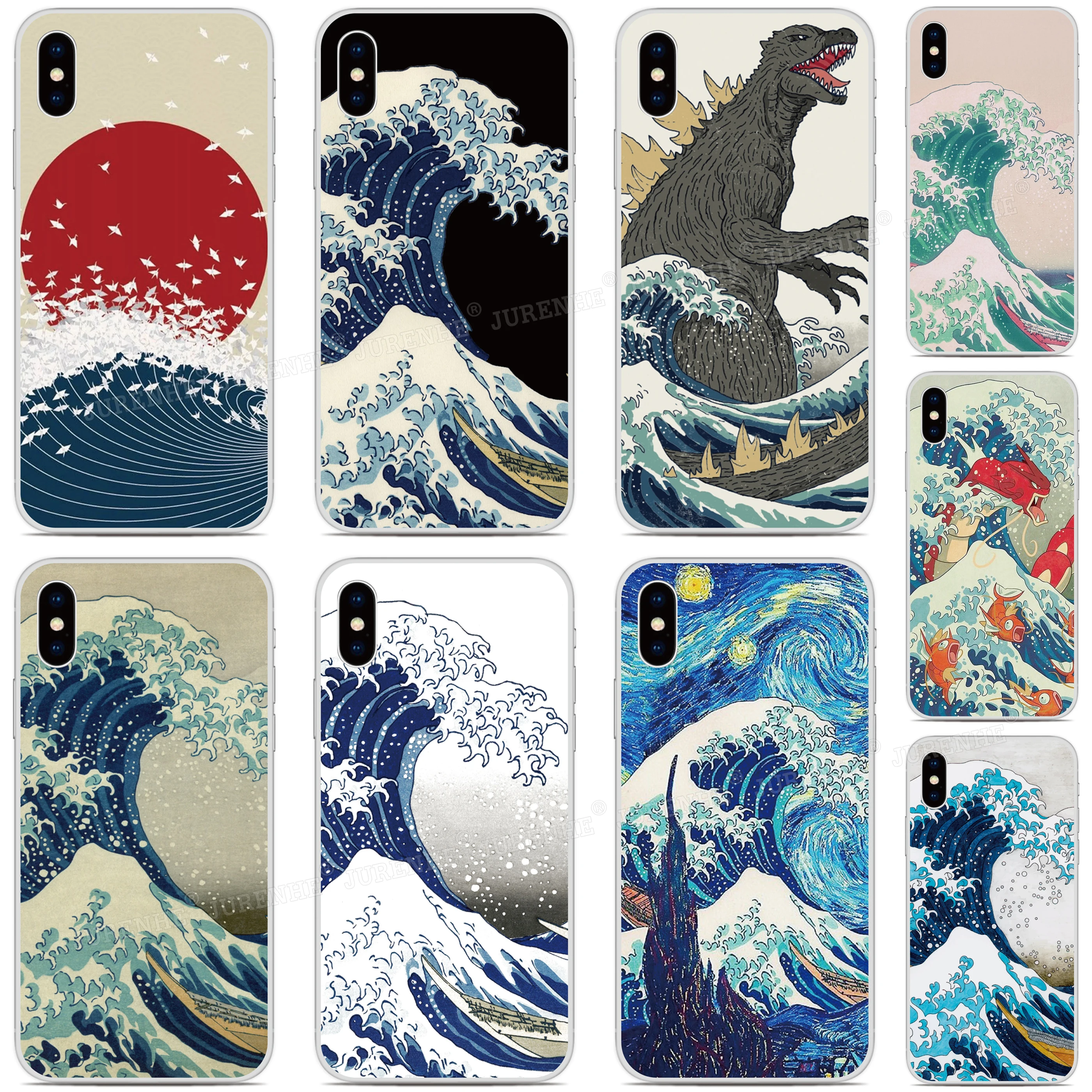 Wave off Kanagawa Phone Case For Nokia C31 G22 C32 C02 C22 C30 C20 C10 X30 G60 G50 5G G11 G21 C1 C12 C21 C01 G20 G10 X6 Cover