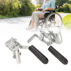 2Pcs Electric Wheelchair Hand Brakes High Sensitivity Mechanical Handbrake Steel Anti-slip Wheel Chair Replacement Accessories