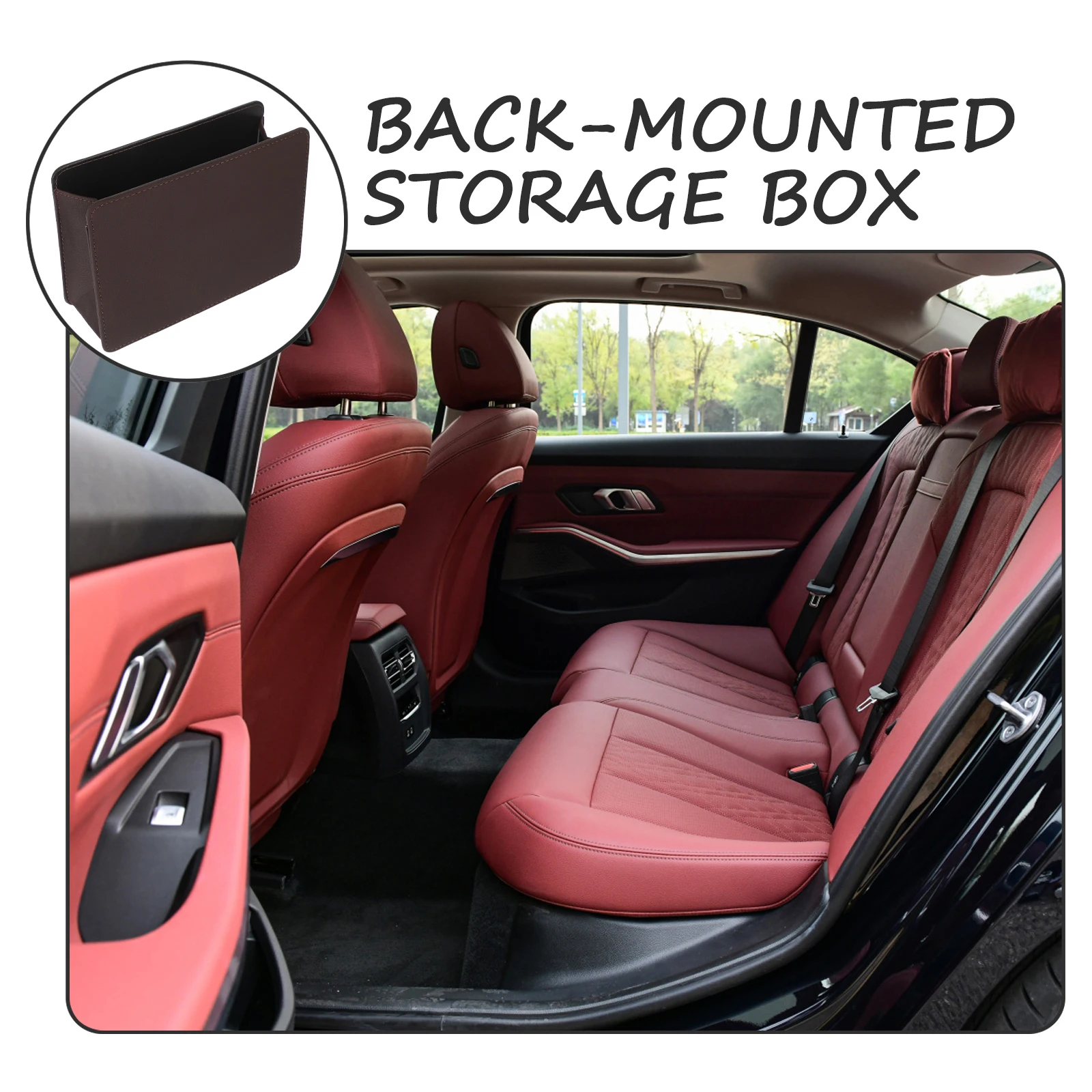 

Premium Car Trash Can Small Garbage Holder Folding Design Compact Trash Bin For Vehicle Interior Organizer Accessory Car Bin