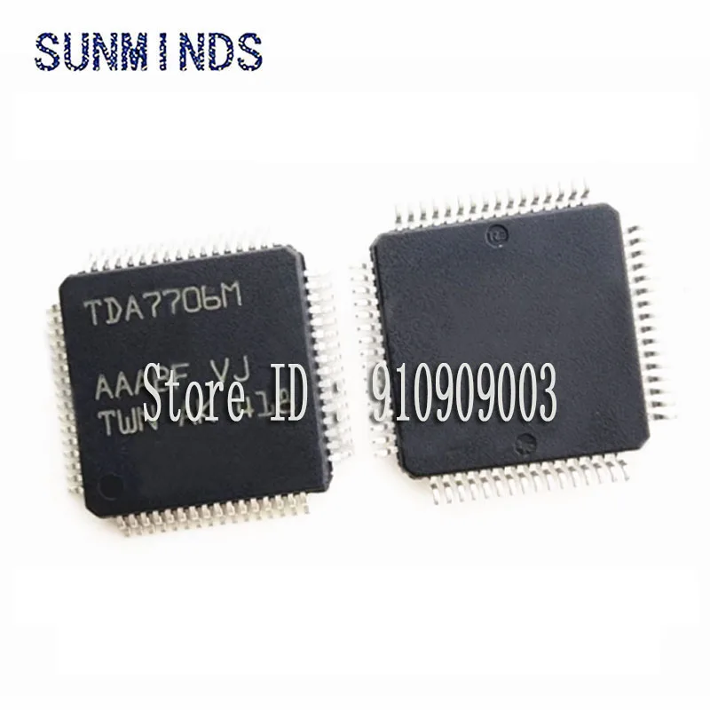 1Pcs/lot TDA7706M TDA7706 QFP-64 Car radio IC tuner chip QFP64 New in stock