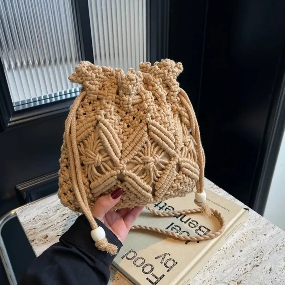 

Соломенная сумка из натуральной соломы ​ ​ Сумка-ведро большой емкости ручной работы ​ ​ Легкий ​ ​ Сумка через плечо макраме ​ ​ ​ ​ Морские прогулки ​ ​