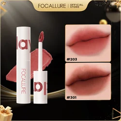 FOCALLURE Velvet Matte Lip Gloss Waterproof Long-lasting Moisturizing Lightweight High Pigment Liquid Lipstick Makeup Cosmetics