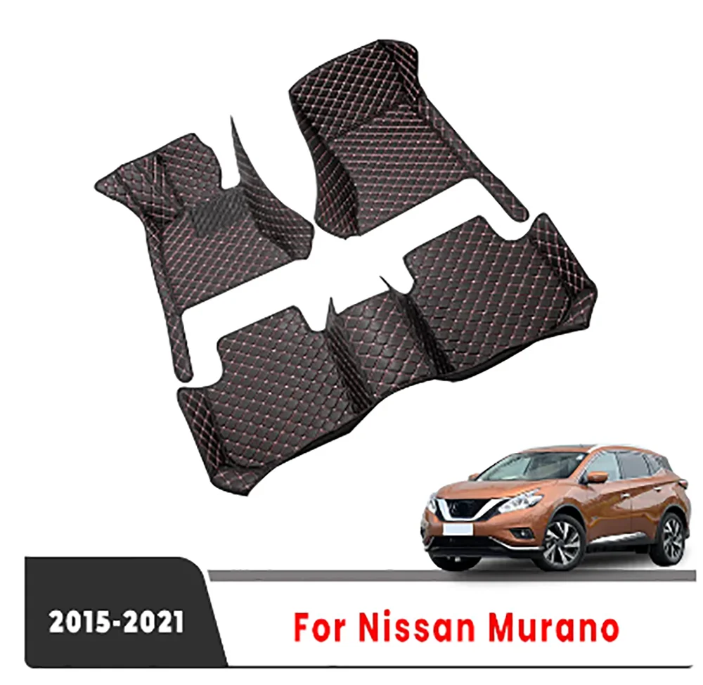 For NISSAN Murano 3rd 2023 2022 2021 2020 2019 2018 2017 2016 2015 Auto Interior Accessories Custom Rugs Carpets Car Floor Mats